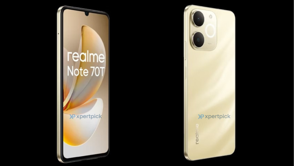Realme Note 70T full specifications, official renders emerge via