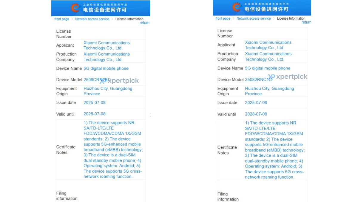 Redmi 15C CMIIT