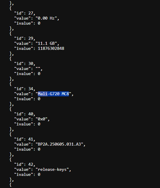 Poco X8 Pro Geekbench (meta data)