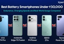 Best Battery Smartphones Under ₹30,000: Endurance, Charging Speeds and Real-World Usage Compared