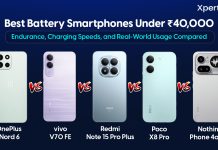 Best Battery Smartphones Under ₹40,000: Endurance, Charging Speeds, and Real-World Usage Compared