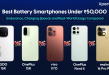 Best Battery Smartphones Under ₹50,000: Endurance, Charging Speeds and Real-World Usage Compared