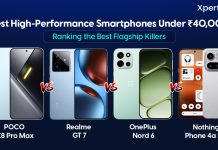 Best High-Performance Smartphones Under ₹40,000: Ranking the Best Flagship Killers