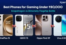 Best Phones for Gaming Under ₹80,000: Snapdragon vs Dimensity Flagship Battle